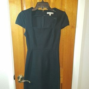 Banana Republic Square-Neck LBD